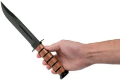 KA-BAR U.S. Army Knife 1220 Couteau à Lame Fixe, étui En Cuir -Vic Boutique KA1220 06 ka bar