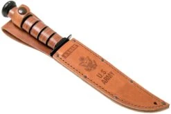 KA-BAR U.S. Army Knife 1220 Couteau à Lame Fixe, étui En Cuir -Vic Boutique KA1220 07 ka bar