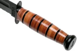 KA-BAR Short USMC 1252 Couteau à Lame Fixe Partiellement Dentelé, étui En Cuir -Vic Boutique KA1252 05 ka bar
