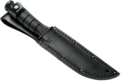 KA-BAR Short Tanto 1254, Couteau à Lame Fixe, étui En Cuir -Vic Boutique KA1254 07 ka bar