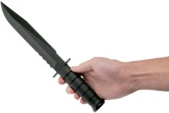 KA-BAR Fighter 1271 Couteau à Lame Fixe Partiellement Dentelé, étui Kydex -Vic Boutique KA1271 06 ka bar