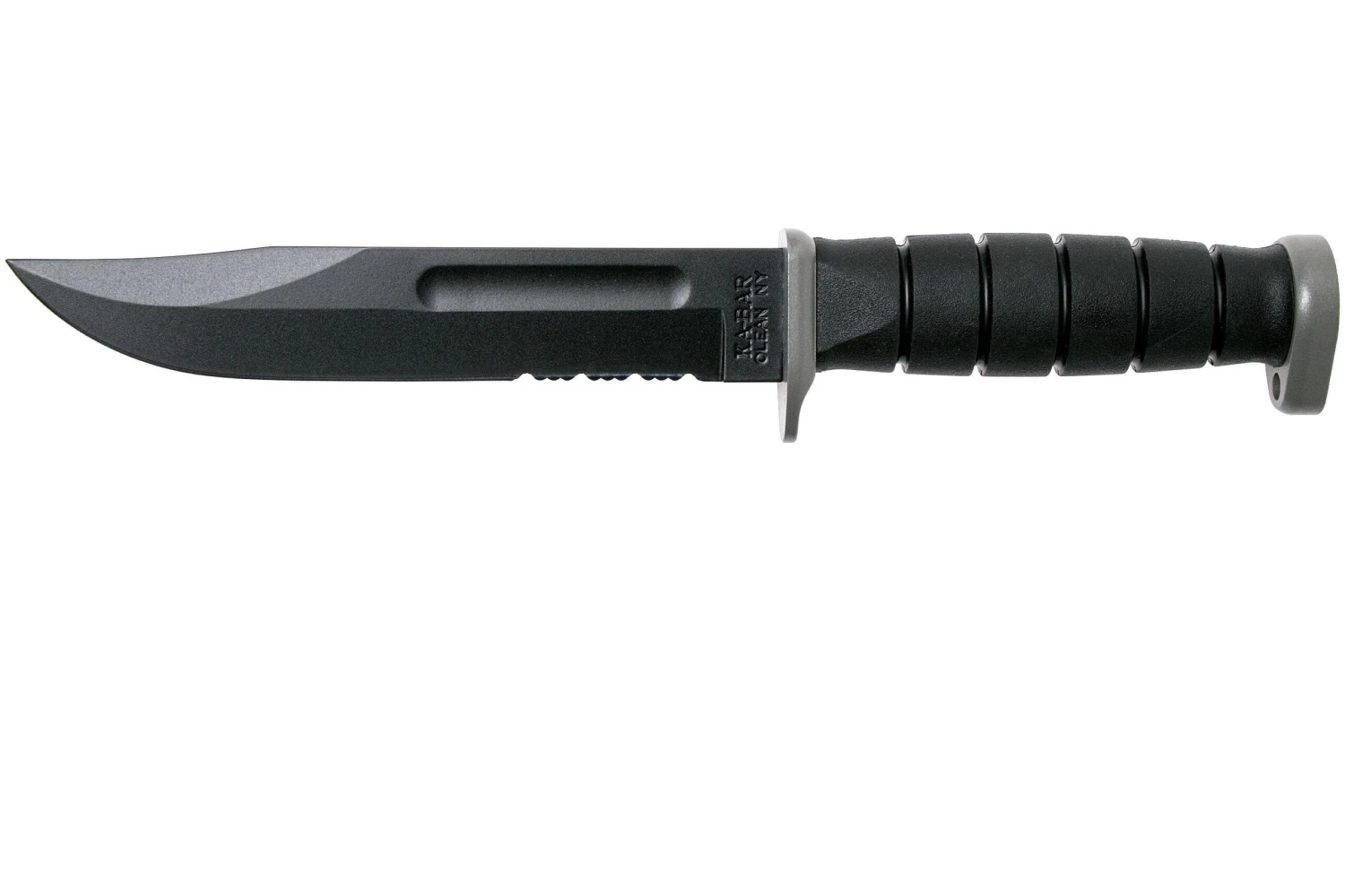 KA-BAR D2 Extreme Fighting Knife 1282, Serrated Blade, Kraton Handle, étui En Plastique 3 KA-BAR D2 Extreme Fighting Knife 1282, Serrated Blade, Kraton Handle, étui En Plastique