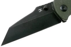 Kansept Main Street T1015A2 Black, Green Micarta Couteau De Poche, Dirk Pinkerton Design -Vic Boutique KST1015A2 03 kansept knives