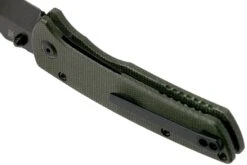 Kansept Main Street T1015A2 Black, Green Micarta Couteau De Poche, Dirk Pinkerton Design -Vic Boutique KST1015A2 05 kansept knives