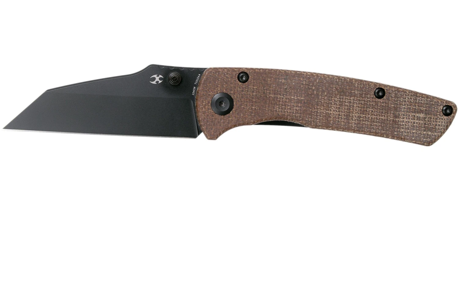 Kansept Main Street T1015A4 Black, Brown Micarta Couteau De Poche, Dirk Pinkerton Design 3 Kansept Main Street T1015A4 Black, Brown Micarta Couteau De Poche, Dirk Pinkerton Design