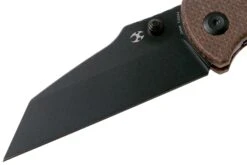 Kansept Main Street T1015A4 Black, Brown Micarta Couteau De Poche, Dirk Pinkerton Design 12 Kansept Main Street T1015A4 Black, Brown Micarta Couteau De Poche, Dirk Pinkerton Design -Vic Boutique KST1015A4 03 kansept knives