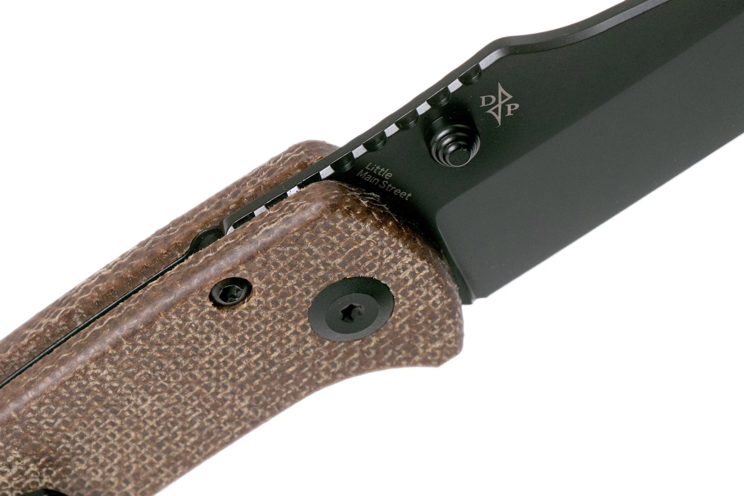 Kansept Main Street T1015A4 Black, Brown Micarta Couteau De Poche, Dirk Pinkerton Design 8 Kansept Main Street T1015A4 Black, Brown Micarta Couteau De Poche, Dirk Pinkerton Design – Image 6