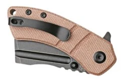 Kansept Korvid M T2030A5 Black, Brown Micarta G10, Couteau De Poche, Justin Koch Design -Vic Boutique KST2030A5 04 kansept