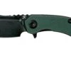 Kansept Mini Korvid T3030A1 Blackwashed, Green G10 Couteau De Poche, Justin Koch Design -Vic Boutique KST3030A1 01 kansept