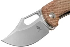 Kizer Urban Bowie V2578C2 154CM, Natural Micarta, Couteau De Poche, Dirk Pinkerton Design -Vic Boutique KZV2578C2 03 kizer
