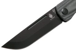 Kizer Pinch V3009N4 Black Micarta Couteau De Poche, Rolf Helbig Design -Vic Boutique KZV3009N4 03 kizer