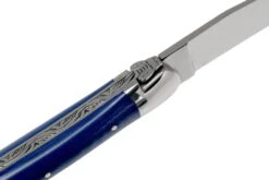 Forge De Laguiole 1211INTCBLEB 11cm, Micarta Bleu, Couteau Laguiole -Vic Boutique LA1211INTCBLEB 06 forge de laguiole