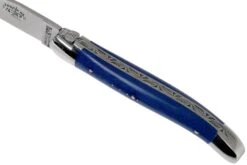 Forge De Laguiole 1211INTCBLEB 11cm, Micarta Bleu, Couteau Laguiole -Vic Boutique LA1211INTCBLEB 07 forge de laguiole