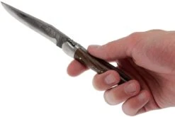 Forge De Laguiole 12cm Noyer, Brut De Forge 1212FINNOSATBDF -Vic Boutique LA1212FINNOSATBDF 05 forge de laguiole la1212finnosatbdf 05