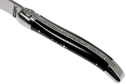 Forge De Laguiole 129INTCNOIBRI 9cm, Micarta Noir, Couteau Laguiole -Vic Boutique LA129INTCNOIBRI 07 forge de laguiole