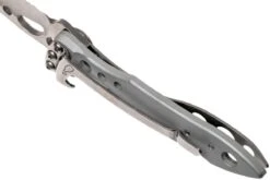 Leatherman Skeletool Knife KBx Couteau à Lame En Partie Dentée, Argent -Vic Boutique LEKBX SS 04 leatherman skeletool lekbx ss 04