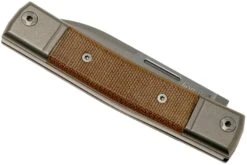 Lionsteel BestMan BM2 CVN Natural Canvas Micarta Couteau De Poche Slipjoint -Vic Boutique LI BM2 CVN 04 lionsteel