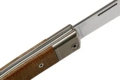 Lionsteel BestMan BM2 CVN Natural Canvas Micarta Couteau De Poche Slipjoint -Vic Boutique LI BM2 CVN 06 lionsteel