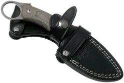 LionSteel H2 Drop Point CVG Green Canvas Micarta Couteau Fixe, Tommaso Rumici Design -Vic Boutique LI H2 CVG 06 lionsteel