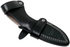 LionSteel H2 Drop Point CVN Natural Canvas Micarta Couteau Fixe, Tommaso Rumici Design -Vic Boutique LI H2 CVN 07 lionsteel