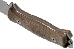 LionSteel M5 CPM 3V, Natural Canvas Micarta, Knivesandtools Exclusive Couteau De Survie -Vic Boutique LI M5 3V CVN 04 lionsteel kato exclusive