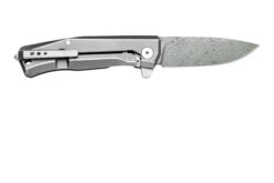 LionSteel Myto Damascus, Grey Titanium MT01D-GY Couteau De Poche, Molletta Design -Vic Boutique LI MT01D GY 02 lionsteel