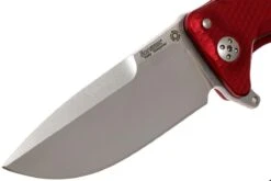 LionSteel SR11 Aluminum Red, Satin Blade, SR11 A RS Couteau De Poche -Vic Boutique LI SR11A RS 03 lionsteel li sr11a rs 03