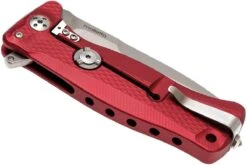 LionSteel SR11 Aluminum Red, Satin Blade, SR11 A RS Couteau De Poche -Vic Boutique LI SR11A RS 04 lionsteel li sr11a rs 04