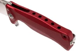 LionSteel SR11 Aluminum Red, Satin Blade, SR11 A RS Couteau De Poche -Vic Boutique LI SR11A RS 07 lionsteel li sr11a rs 07