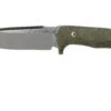 LionSteel T5-CVG Green Canvas Micarta Satin Couteau Fixe -Vic Boutique LI T5 CVG 01 lionsteel