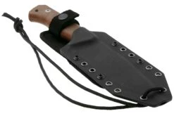 Lionsteel T6 Satin, Natural Canvas Micarta T6-CVN Couteau Fixe -Vic Boutique LI T6 CVN 06 lionsteel