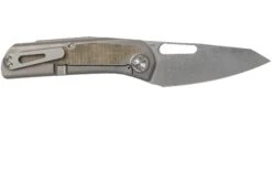 Liong Mah KUF V2 Kitchen Utility Folder, Green Canvas Micarta Couteau De Poche -Vic Boutique LO KUF GCM 02 liong mah