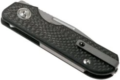 Liong Mah Traveller Spearpoint Carbonfiber Couteau De Poche -Vic Boutique LO TR SP CF 04 liong mah