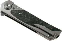 Liong Mah Warrior Two V3 Marble Carbon Fiber Couteau De Poche -Vic Boutique LO WA MCF 04 liong mah design