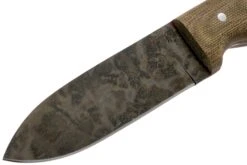 LT Wright Bushcrafter HC, 1075, Matte Green Micarta, Red Liners, Leather Sheath, Couteau De Bushcraft -Vic Boutique LT BHC GM RL LS 03 lt wright