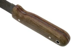 LT Wright Bushcrafter HC, 1075, Matte Green Micarta, Red Liners, Leather Sheath, Couteau De Bushcraft -Vic Boutique LT BHC GM RL LS 04 lt wright