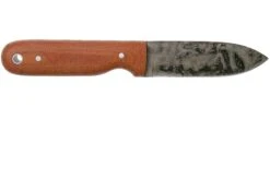 LT Wright Bushcrafter HC, 1075, Matte Natural Micarta, Leather Sheath, Couteau De Bushcraft -Vic Boutique LT BHC NM LS 02 lt wright