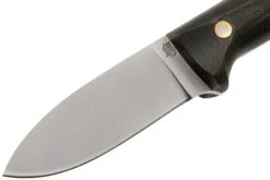 LT Wright Next Gen, A2, Matte Black Micarta, Leather Sheath, Couteau De Bushcraft -Vic Boutique LT NG BM LS 03 lt wright