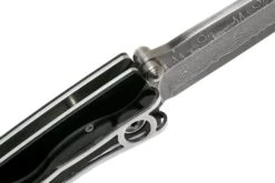 Mcusta MC-17D Classic Wave, Black Pakkawood, Couteau De Gentleman -Vic Boutique MC 0017D 06 mcusta