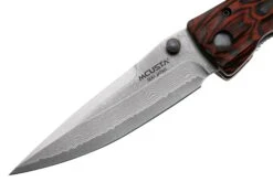 Mcusta MC-0183D Sengoku Tokugawa Ieyasu, Red Pakkawood Handle, Couteau De Gentleman -Vic Boutique MC 0183D 03 mcusta