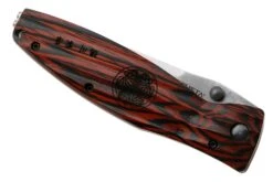 Mcusta MC-0183D Sengoku Tokugawa Ieyasu, Red Pakkawood Handle, Couteau De Gentleman -Vic Boutique MC 0183D 06 mcusta