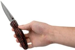 Mcusta MC-0183D Sengoku Tokugawa Ieyasu, Red Pakkawood Handle, Couteau De Gentleman -Vic Boutique MC 0183D 08 mcusta