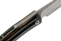 Mcusta MC-192C Friction Folder Black-Yellow Wood -Vic Boutique MC 0192C 07 mcusta