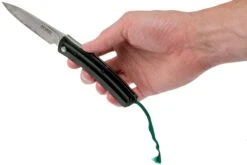 Mcusta MC-193C Friction Folder Black-Green Wood -Vic Boutique MC 0193C 09 mcusta