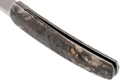 Maserin Gourmet Black Burl Couteau De Poche, 380/RN -Vic Boutique ME 380 RN 05 maserin