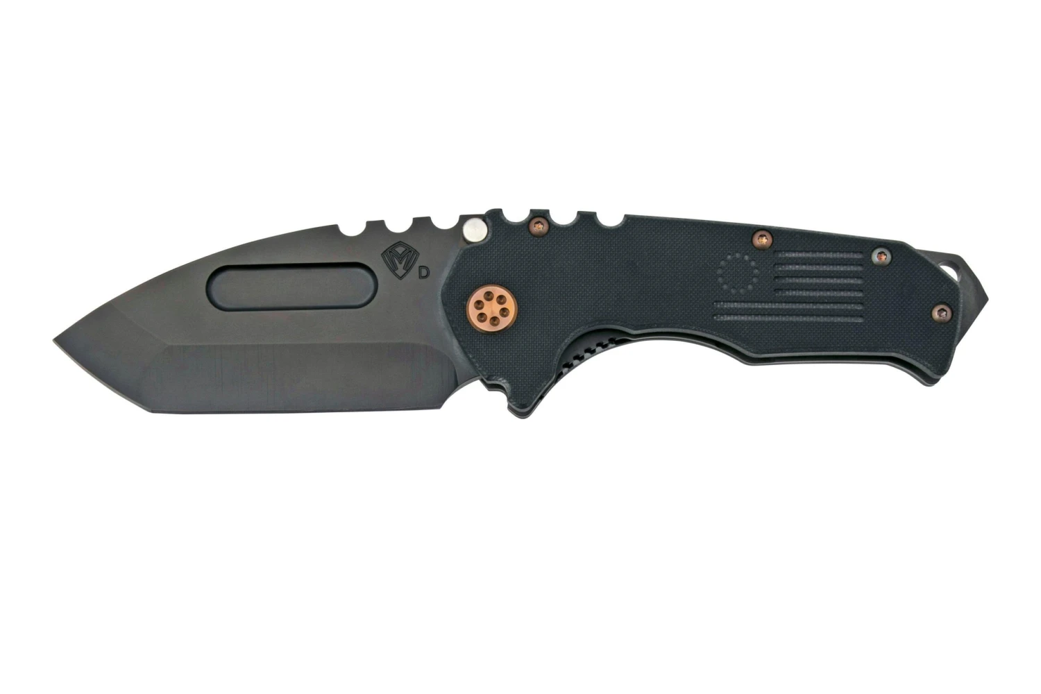 Medford Praetorian Scout M/P, D2 PVD Tanto, Black G10 Couteau De Poche 3 Medford Praetorian Scout M/P, D2 PVD Tanto, Black G10 Couteau De Poche