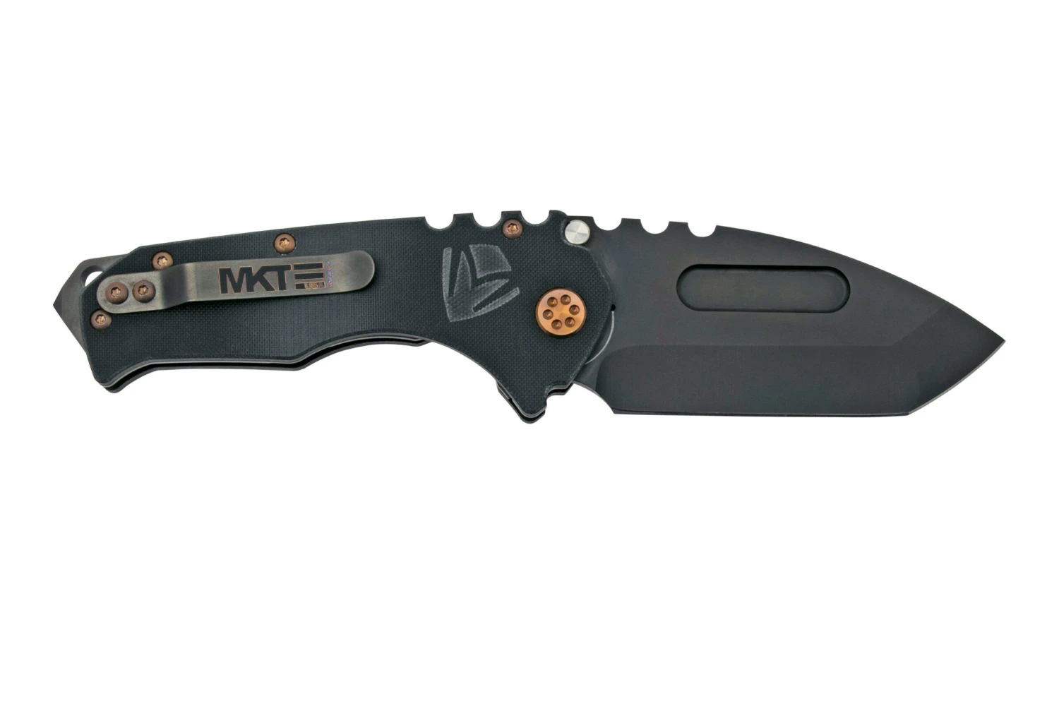 Medford Praetorian Scout M/P, D2 PVD Tanto, Black G10 Couteau De Poche 4 Medford Praetorian Scout M/P, D2 PVD Tanto, Black G10 Couteau De Poche – Image 2