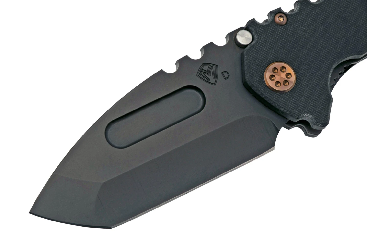 Medford Praetorian Scout M/P, D2 PVD Tanto, Black G10 Couteau De Poche 5 Medford Praetorian Scout M/P, D2 PVD Tanto, Black G10 Couteau De Poche – Image 3