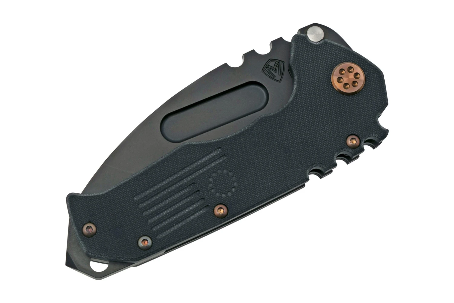 Medford Praetorian Scout M/P, D2 PVD Tanto, Black G10 Couteau De Poche 9 Medford Praetorian Scout M/P, D2 PVD Tanto, Black G10 Couteau De Poche – Image 7