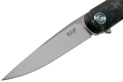 MKM Flame Drop FL01-FCT Marble Carbon Fiber Couteau De Poche, Michael Zieba Design -Vic Boutique MMK FL01 FCT 03 mkm knives